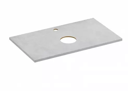 Столешница Cersanit STONE из керамогранита Balance 80x45x2 серый матовый