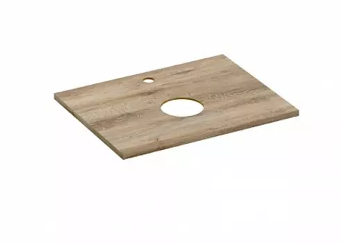 Столешница Cersanit WOOD из керамогранита Spirit 60x45x2 орех матовый