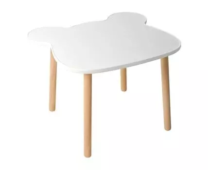 Столик и стульчик Мишка (46, 58, Белый, 65,5)