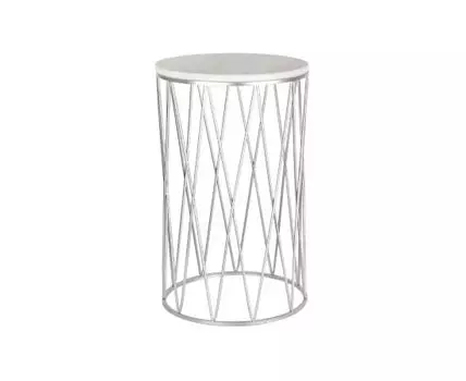 Столик интерьерный с белым мрамором