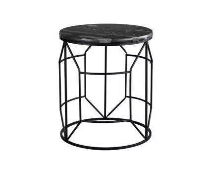 Столик интерьерный с черным мрамором