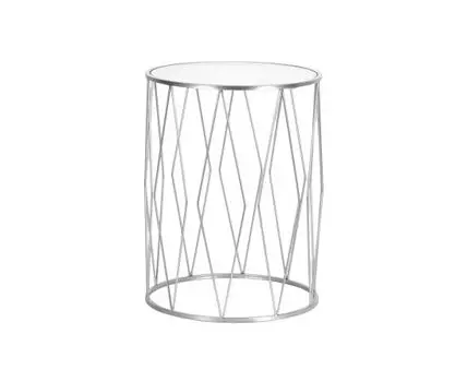 Столик интерьерный с зеркальной столешницей 40х40х53см