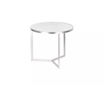 Столик кофейный с белым мрамором