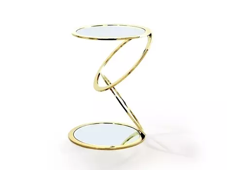 Столик приставной Aros 45 золото