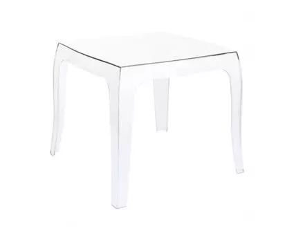 Столик прозрачный журнальный Queen (прозрачный, 51)