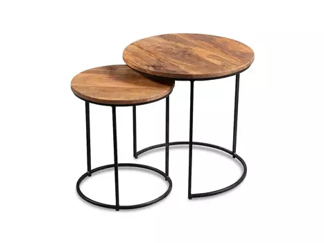 Столики из массива, набор ИНДУ ГУЛАБИ