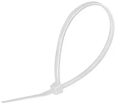 Стяжка кабельная (хомут), 150х3,5мм, белая (100шт/уп)