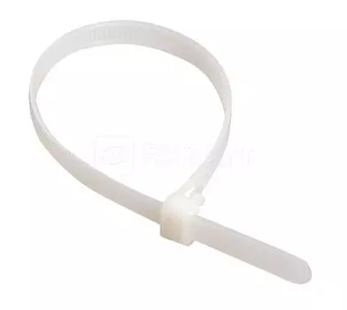 Стяжка кабельная (хомут), 150х3,6мм, белая (100шт/уп)