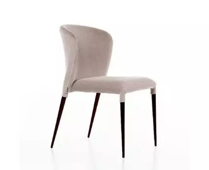 Стул Albert (Альберт), бархат пепельно-бежевый 25