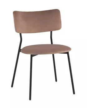 Стул Амелия велюр коричневый