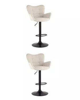 Стул барный Гранд серо-бежевый 2шт.