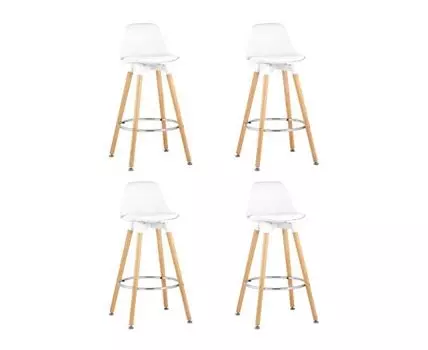 Стул барный Мартин белый 4 шт