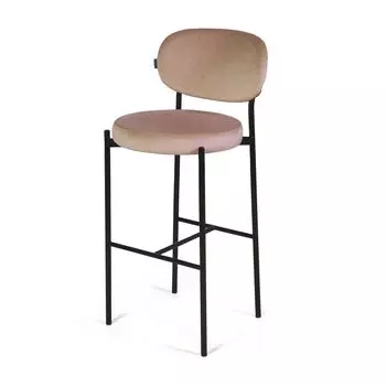 Стул барный Mason, бархат бежевый 5