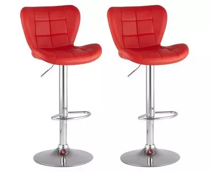 Стул барный ПОРШЕ красный NP (набор 2 шт)