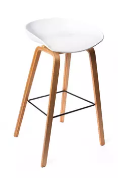 Стул барный Quadro белый