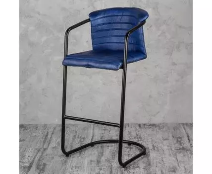 Стул барный "Скинер-Б" (105, синий, черный, 51)
