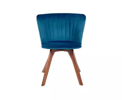 Стул Bella (синий, коричневый, 60)