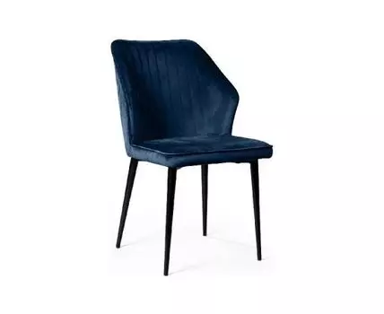 Стул Berg, бархат синий 29