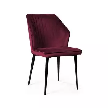 Стул Berg, бархат винно-красный 16 new
