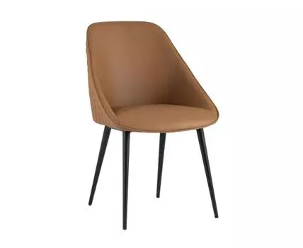 Стул Бланш экокожа коричневый