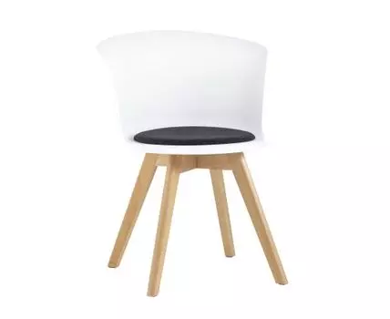 Стул Blossom с подушкой белый