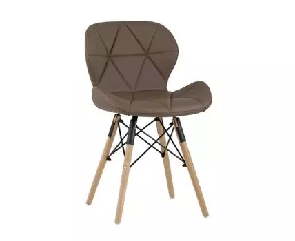 Стул Бон экокожа коричневый
