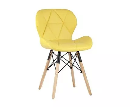 Стул Бон экокожа желтый