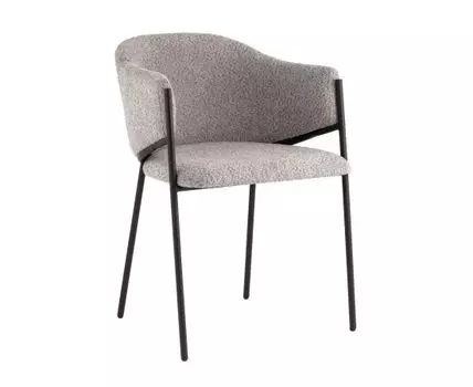 Стул Brace букле серый