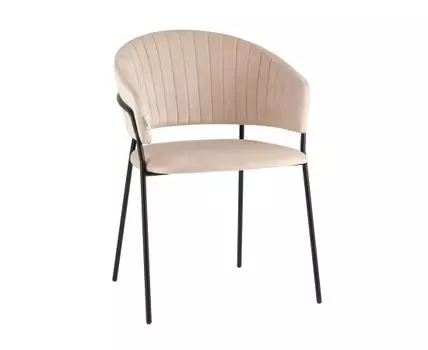 Стул Бруно велюр кремовый