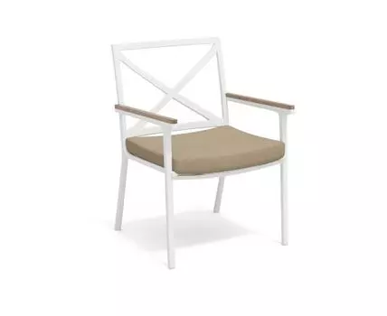 Стул Calma (белый, бежевый, 60)