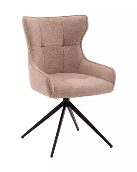 Стул Carlene вращающийся бежевый