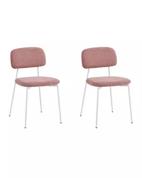 Стул Chao розовый белые ножки 2 шт.