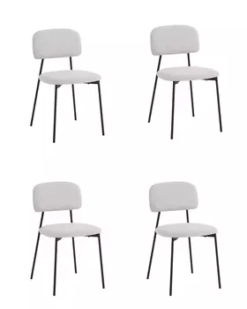Стул Chao светло-серый черные ножки 4 шт.