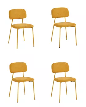 Стул Chao желтый желтые ножки 4 шт.