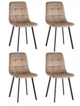 Стул Chilly велюр мокка 4шт.