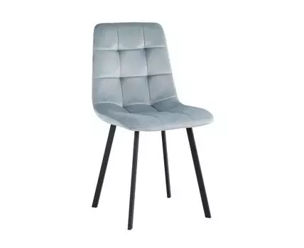 Стул Chilly велюр серо-голубой
