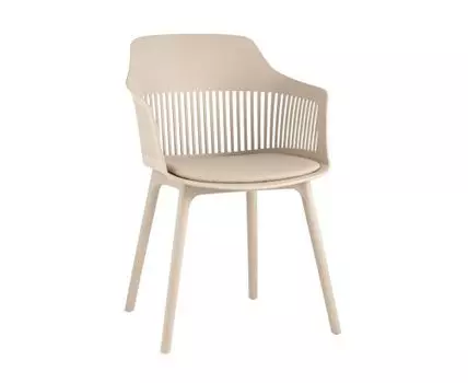 Стул Crocus с подушкой бежевый