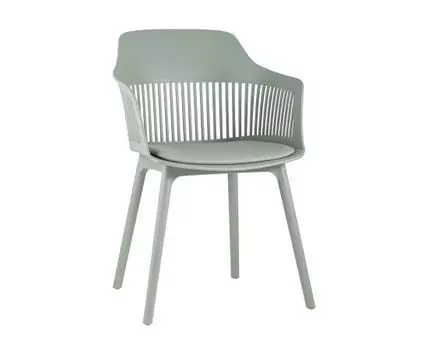 Стул Crocus с подушкой серо-зеленый