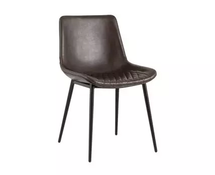 Стул Деймон экокожа коричневый