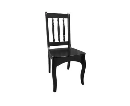 Стул деревянный черный