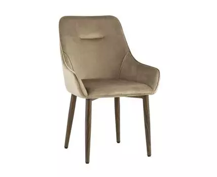 Стул Диана велюр бежевый