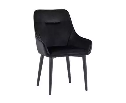 Стул Диана велюр черный