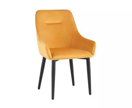 Стул Диана велюр оранжевый