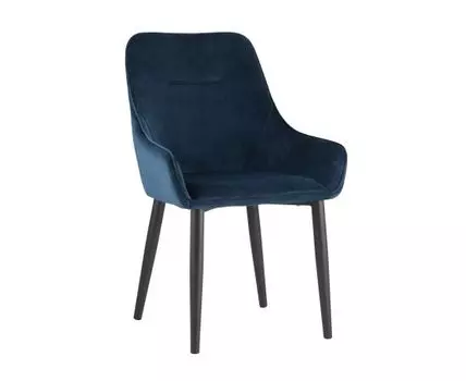 Стул Диана велюр сине-зеленый