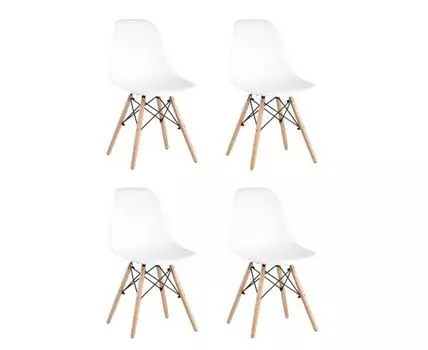 Стул DSW белый x4