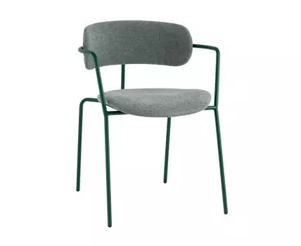 Стул Дженни букле зеленый каркас зеленый полуглянцевый муар