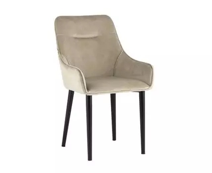 Стул Джоан велюр бежевый