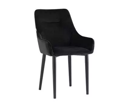 Стул Джоан велюр черный