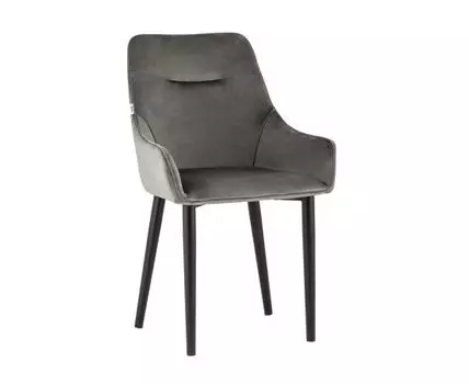 Стул Джоан велюр тёмно-серый