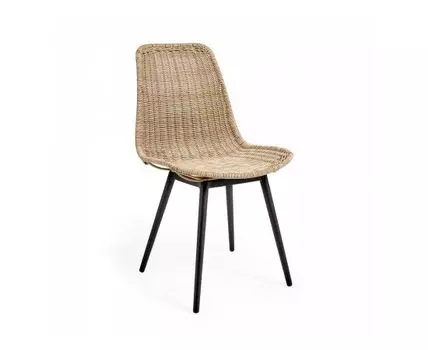 Стул Equal (черный, светло-коричневый, 55)